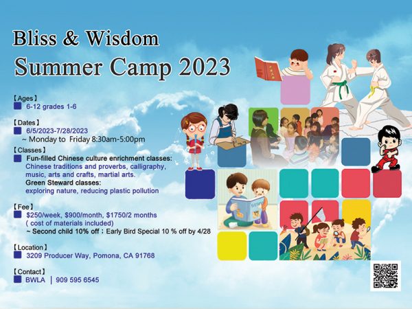 Bless and Wisdom Summer Camp 2023
