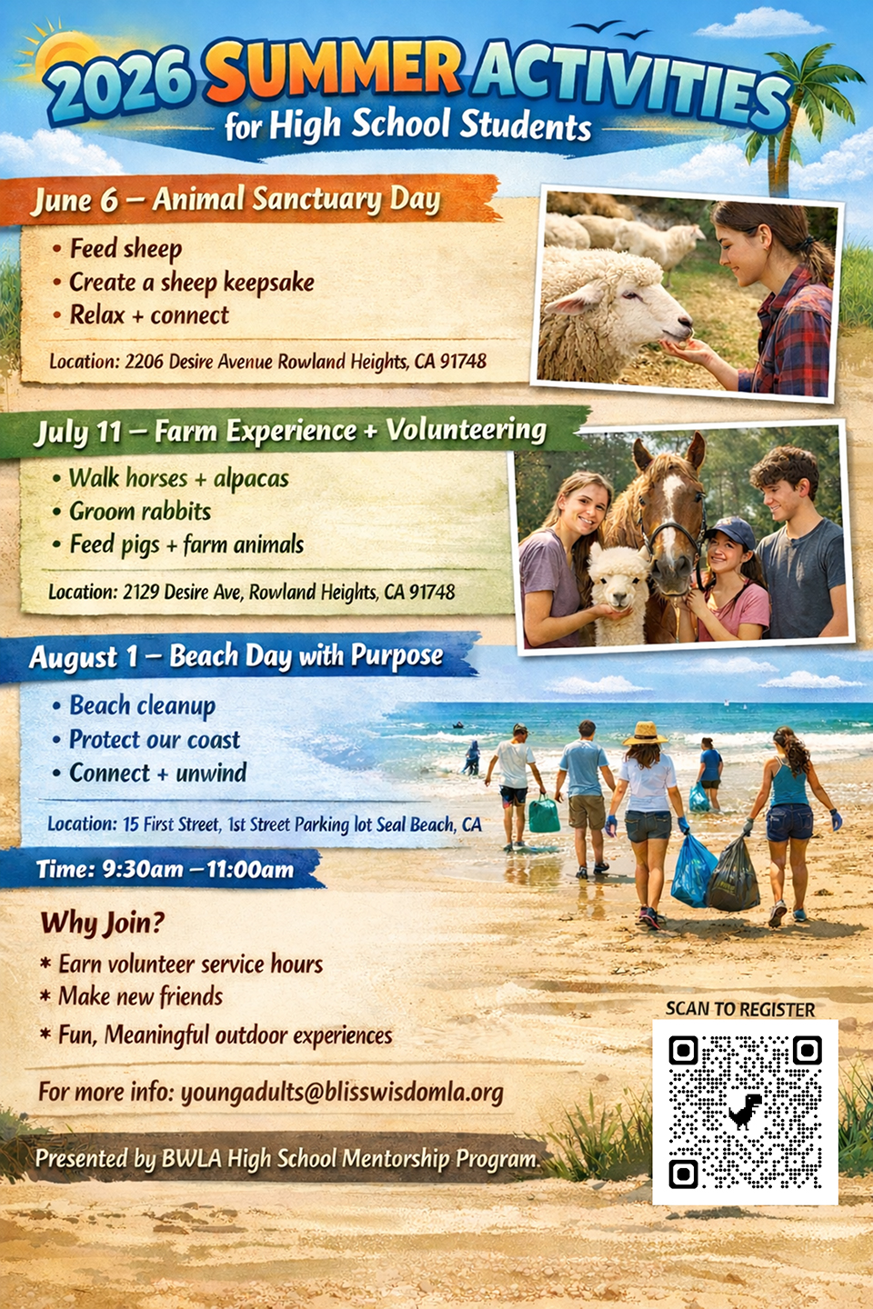 2026-summer-activities for high school students
